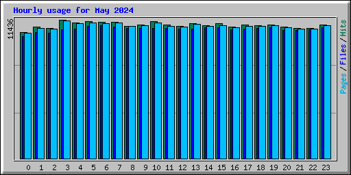 Hourly usage for May 2024
